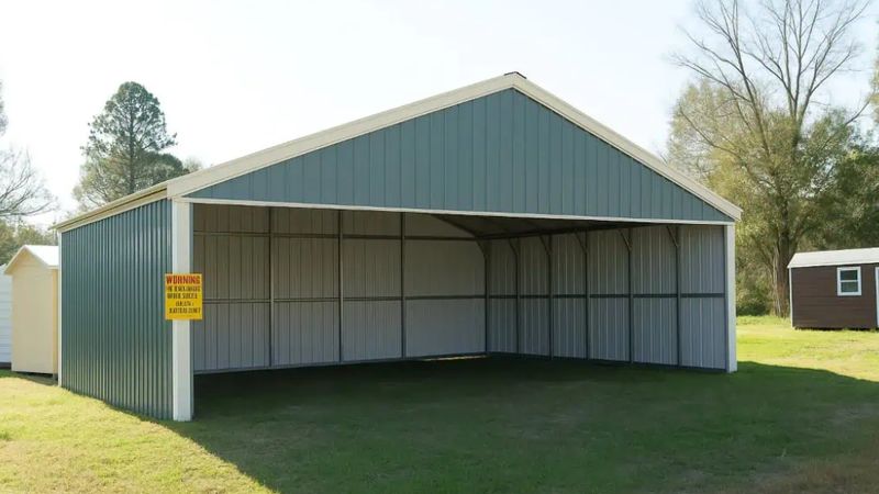 40x30 All Vertical Carport