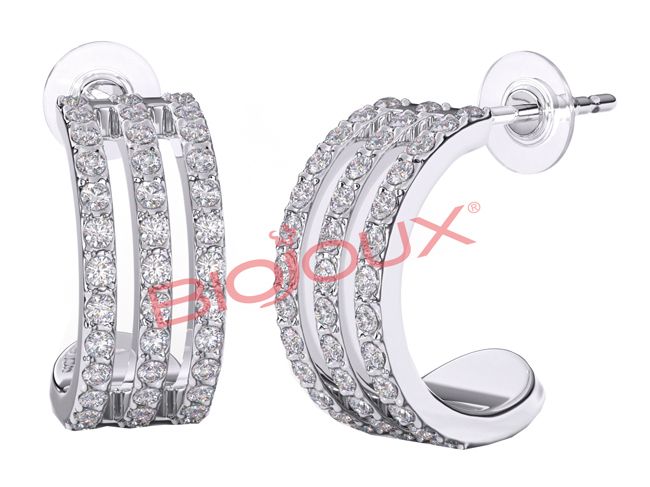 BJT202 ORECCHINI MIAMI HOOP SS