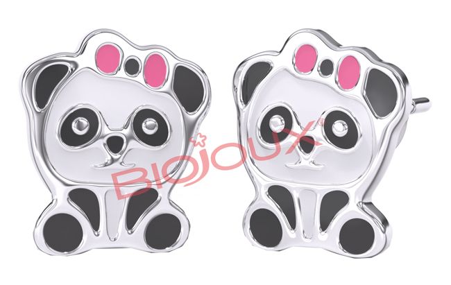 BJT711 ORECCHINI BABY PANDA ST