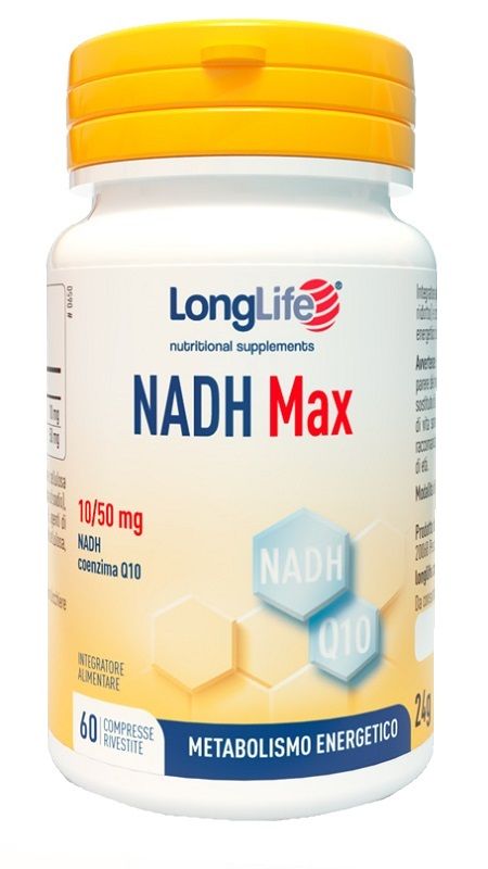 LONGLIFE NADH MAX 60CPR RIVEST