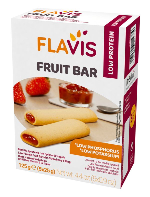 FLAVIS FRUIT BAR 5X25G FLAVIS FRUIT BAR 5X25G