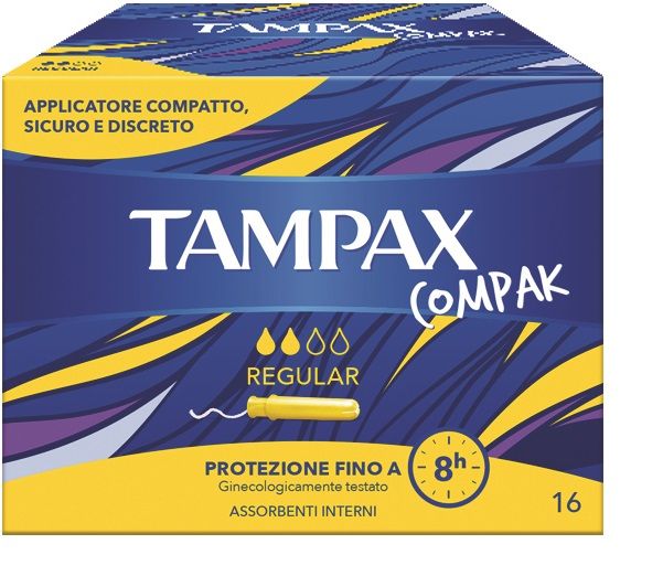 TAMPAX COMPAK REGULAR 16PZ TAMPAX COMPAK REGULAR 16PZ
