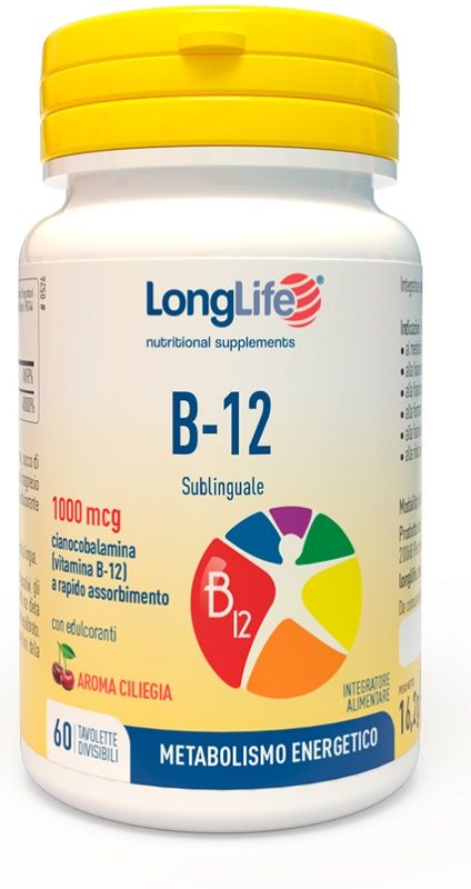 LONGLIFE B12 1000MCG 60TAV LONGLIFE B12 1000MCG 60TAV