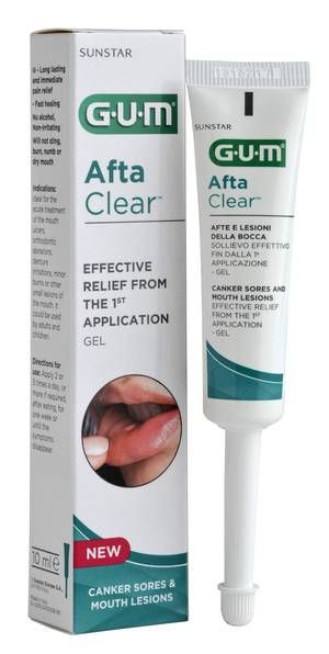 GUM AFTACLEAR GEL 10ML GUM AFTACLEAR GEL 10ML