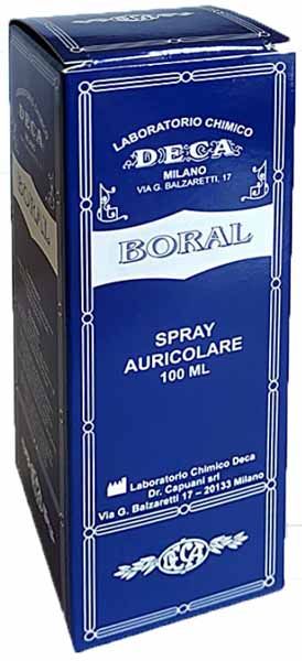 BORAL SPRAY AURICOLARE 100ML BORAL SPRAY AURICOLARE 100ML