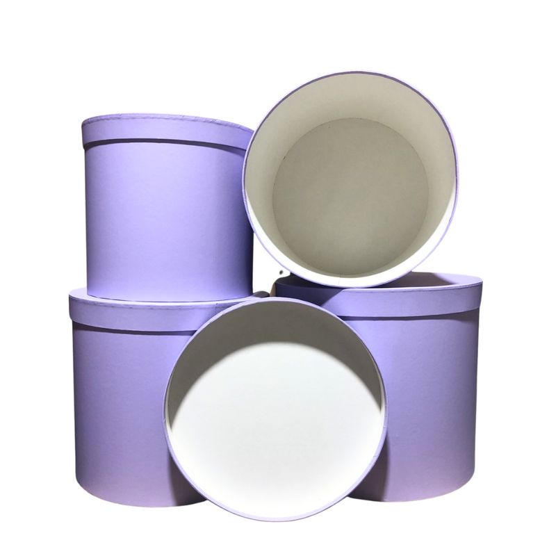 XXL Set of 4 Boxes, Lavender