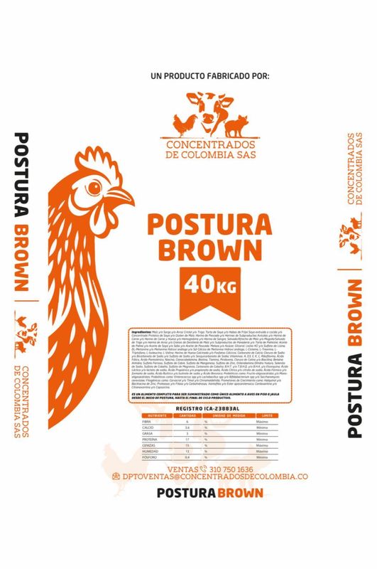 Alimento POSTURA BROWN