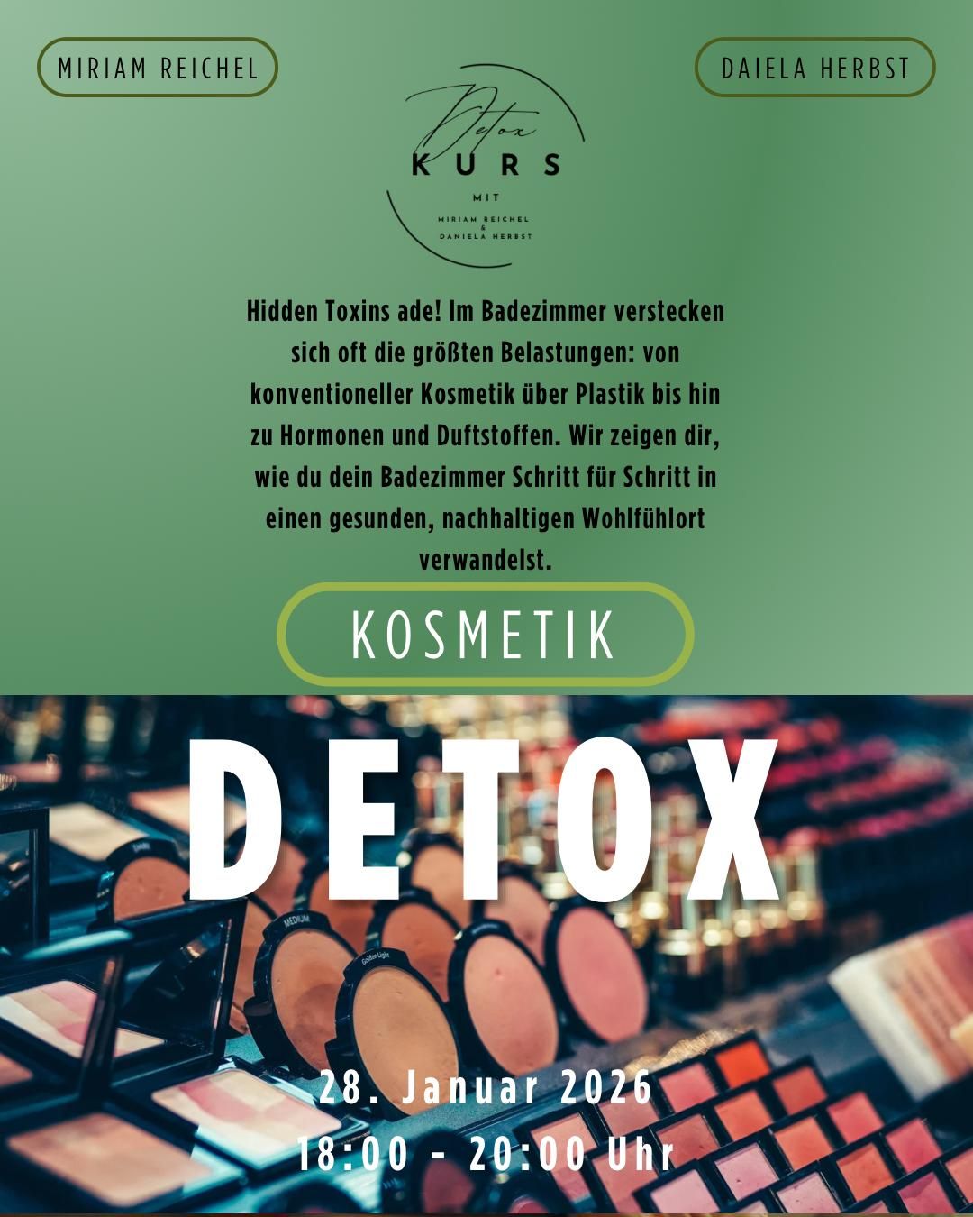 Detox Kosmetik - AUFNAHME