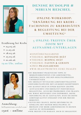 Ernährungskurs - Denise und Miriam