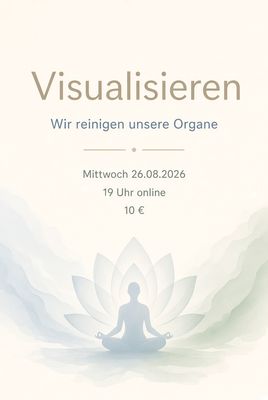 Visualisieren: Wir reinigen unsere Organe-AUFNAHME