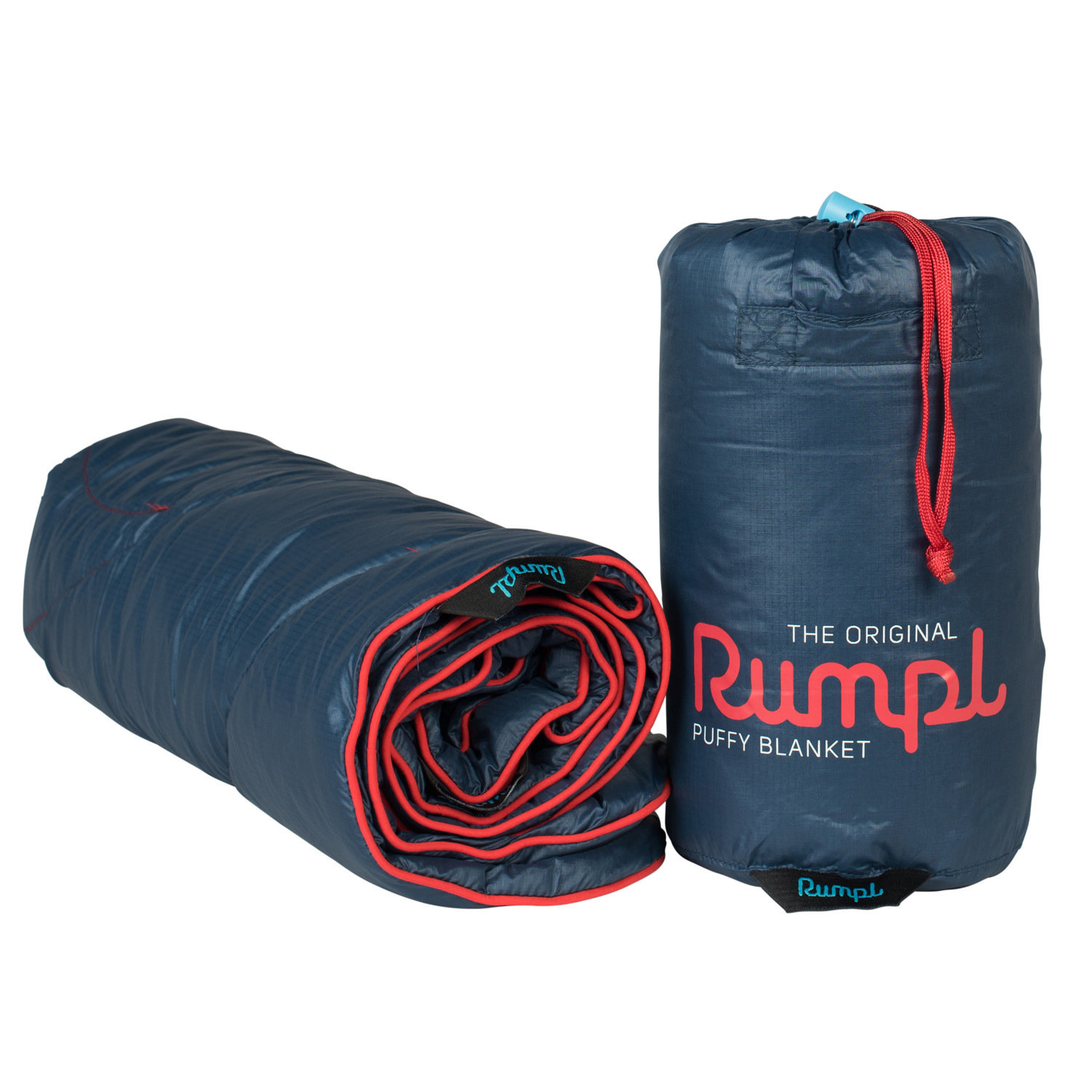 Rumpl The Original Puffy Blanket Jr. Deepwater Blue