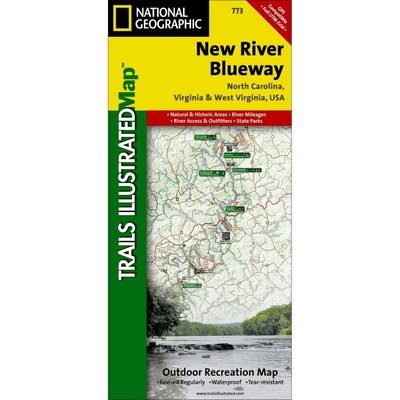 National Geographic # 773 New River Blueway Trail Map