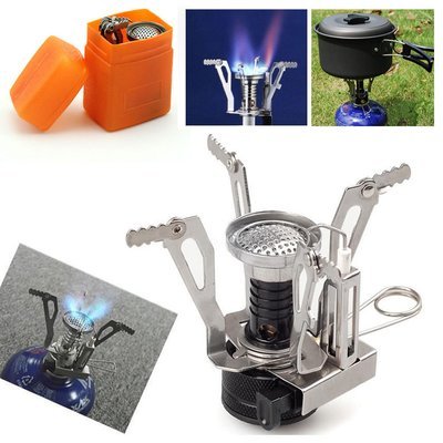 Ultralight Portable Outdoor Backpacking Camping Stoves with Piezo Ignition
