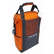 Polar Bear Nylon Backpack Cooler Orange