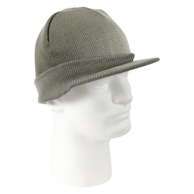 Rothco Beanie Cap With Bill Charcoal