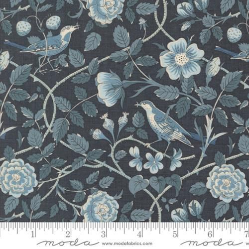 Sacre` Bleu French General, Sarce Bleu Collection: Birdsong Indigo 217