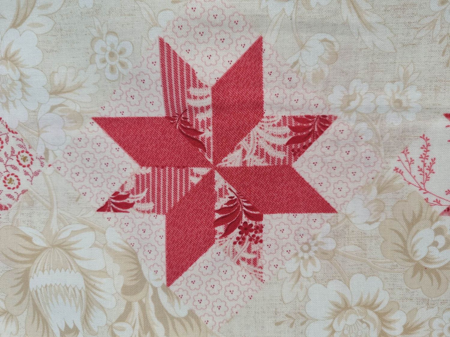 Andover Fabrics - Strawberries and Cream Collection, Strawberries and Cream Collection: Star