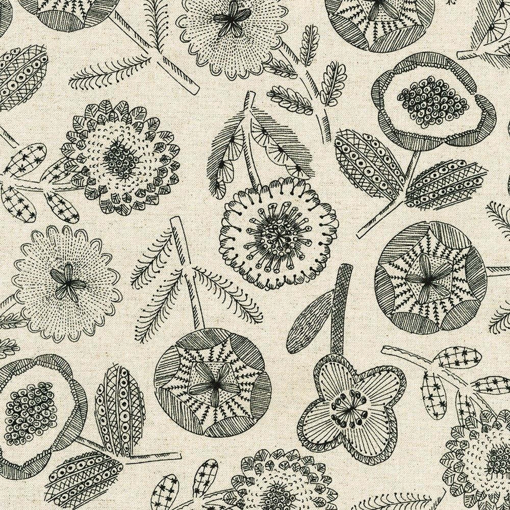 Cotton Flax Prints Natural, Cotton Flax: Natural 415