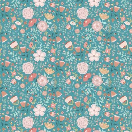 Goose Creek Gardens Collections, Goose Creek Gardens: WILDFLOWER TEAL WF20805