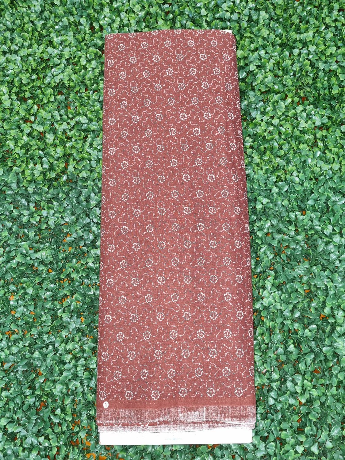 Heritage Prints- Floral Vine -Brown Cream