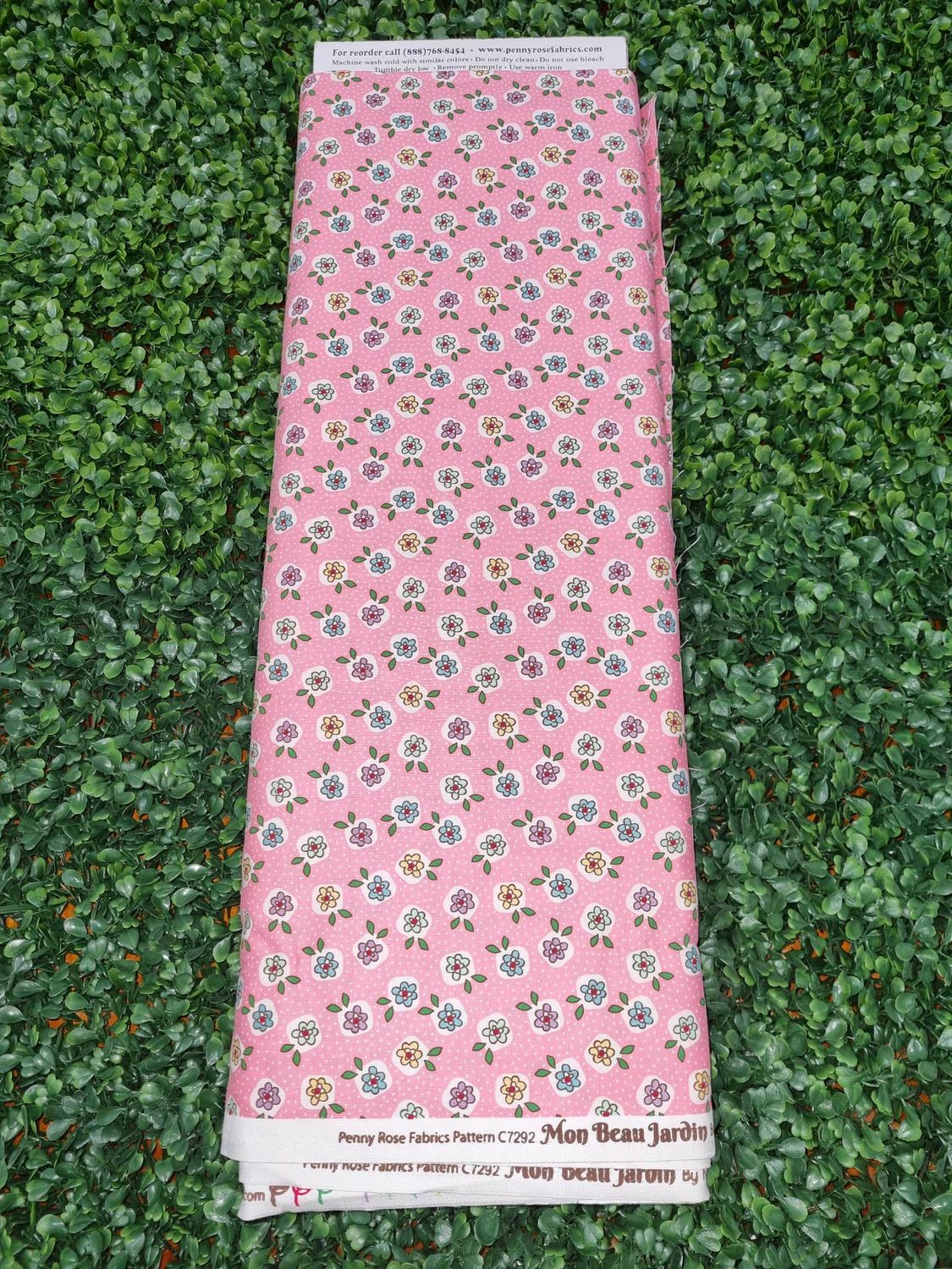 Penny Rose Fabrics - Mon Beau Jardin Blossom Pink