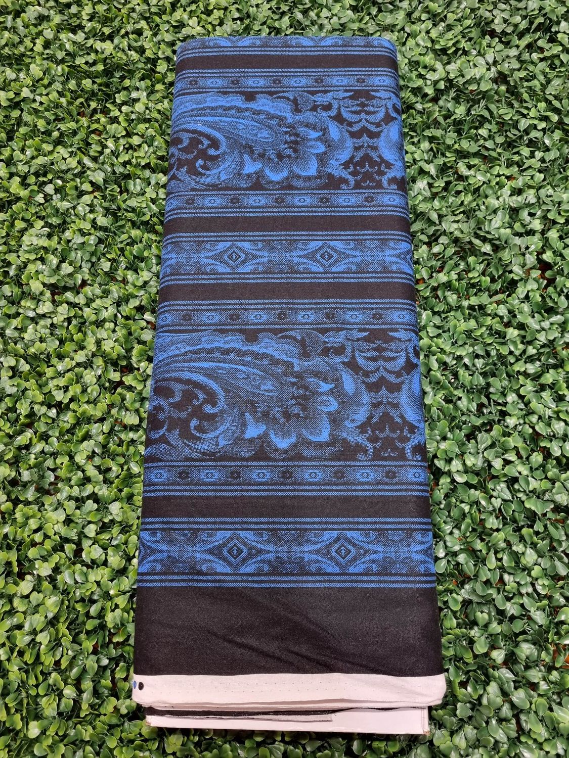 RJR Fabrics Milan Blue Border Stripe