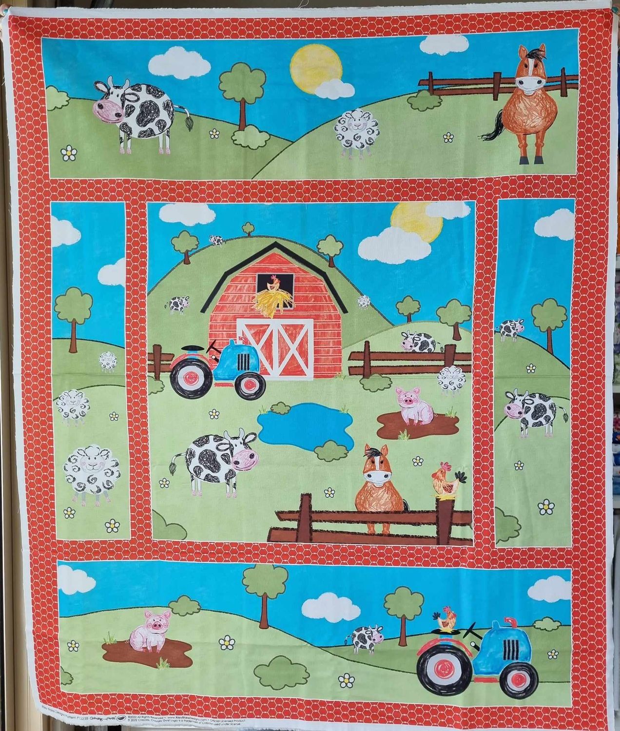 Colouring on the Farm