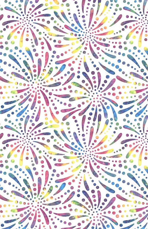 Fireworks White/Multi 108"