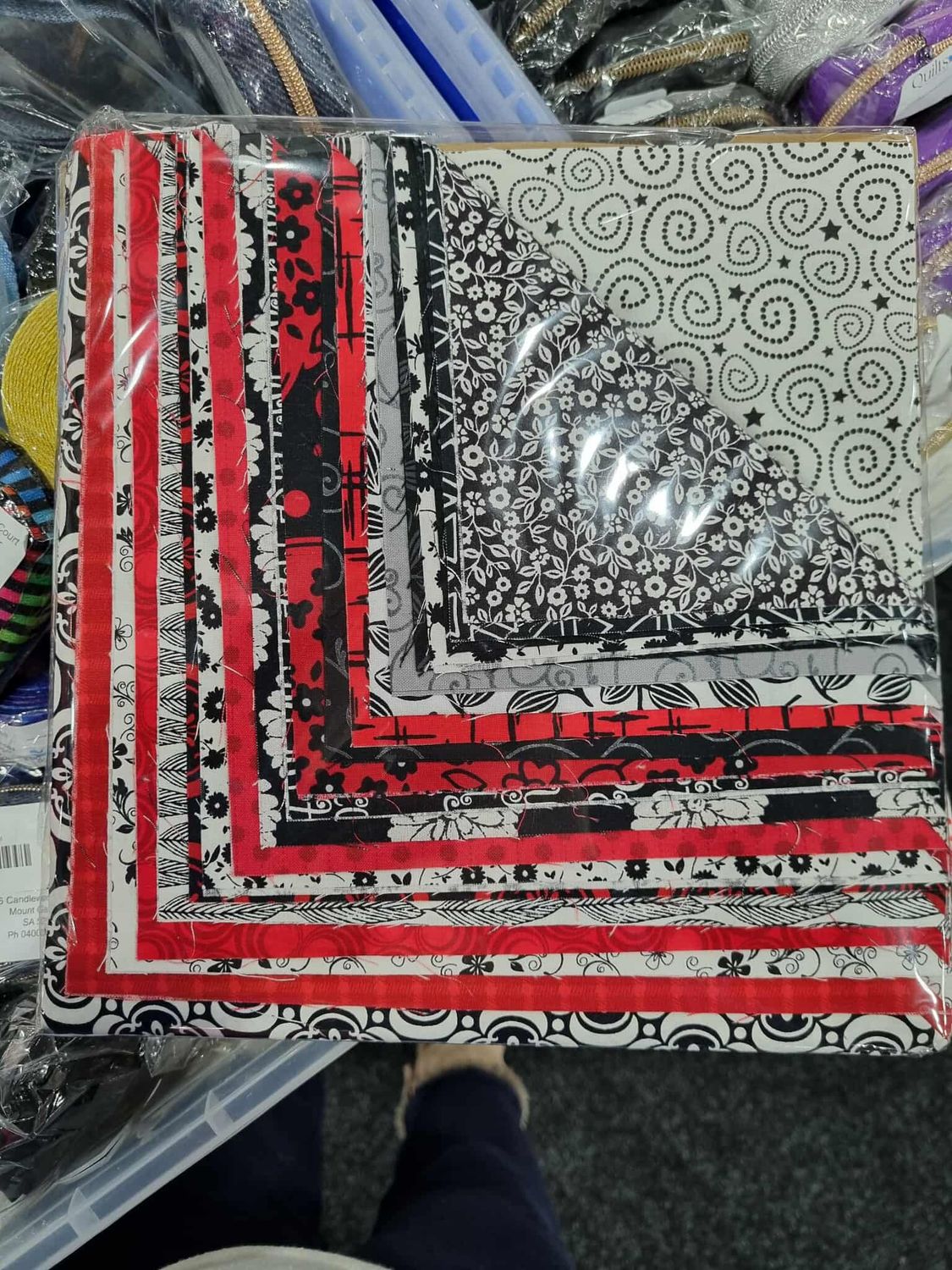 Red Black White Layer Cake