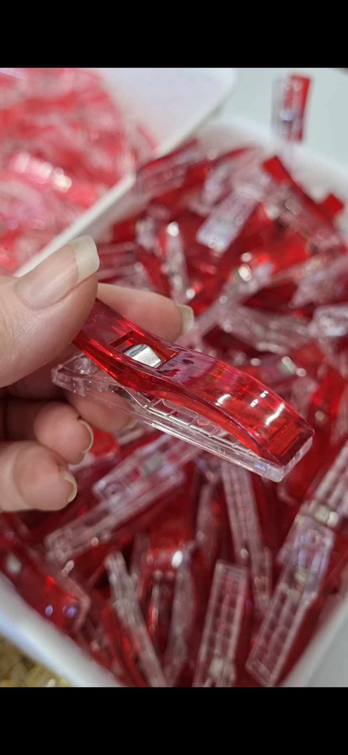 Wonder Clips 20P 5.5cm, WonderClips Collection: Ruby Red