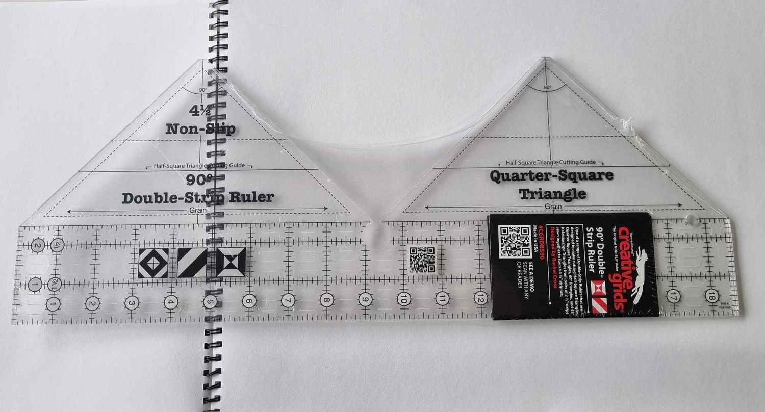 90 Degree Double Strip Ruler