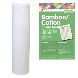 Wadding Bamboo 50% and Cotton 50%