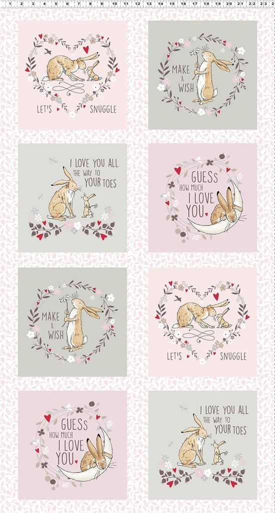 Guess How Much I Love You 2022 Pink Panel