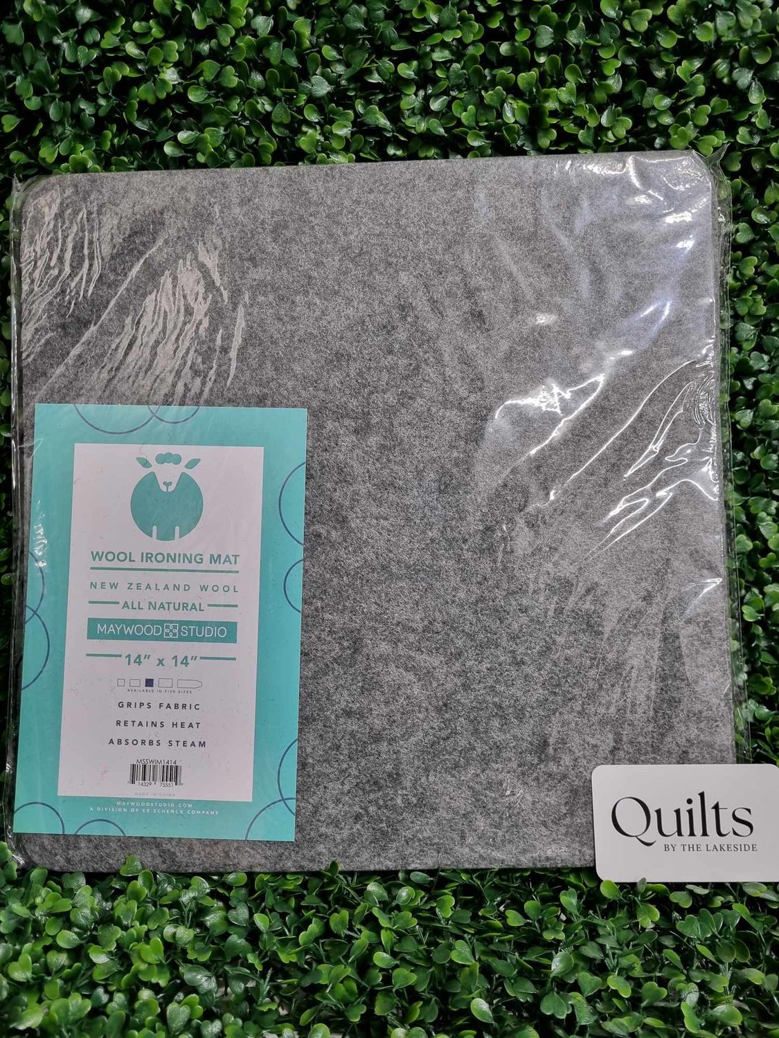 Wool Ironing Mat 14"x14"