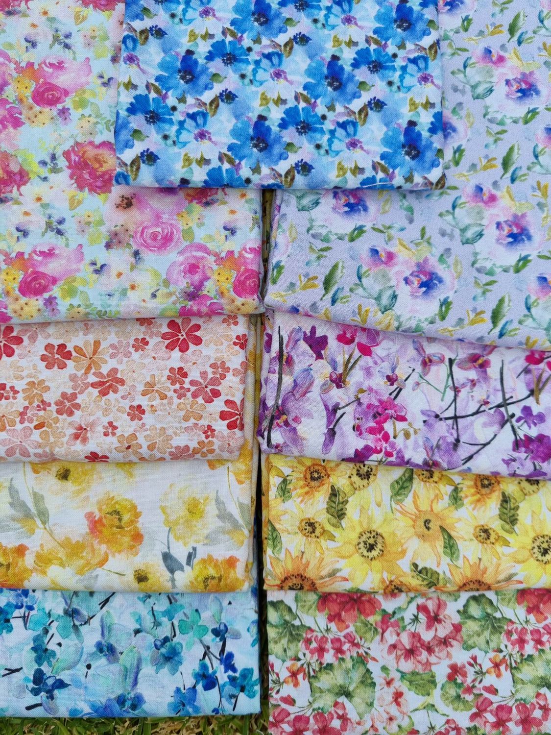 Watercolour Beauty Collection - 30cm Pack 9 Pieces