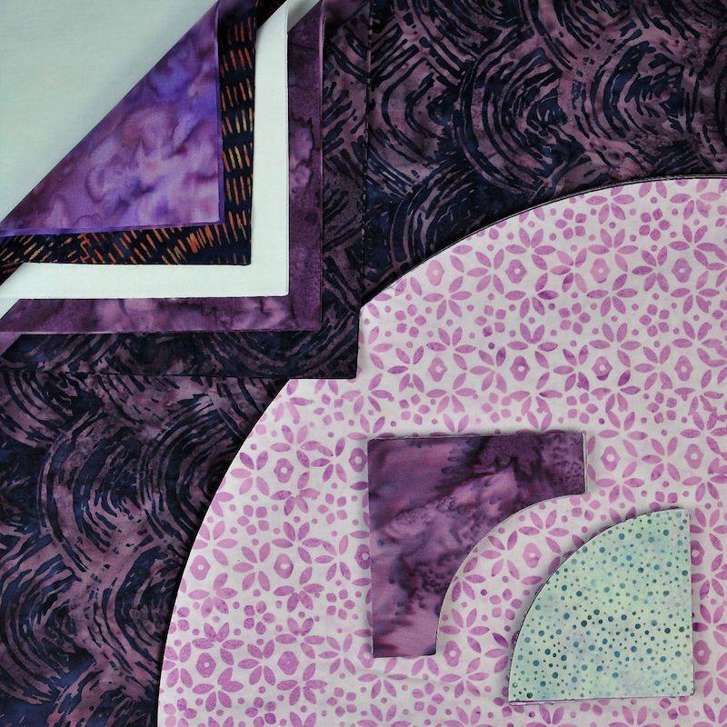 Drunkard's Path PreCut 12inch Jealousy