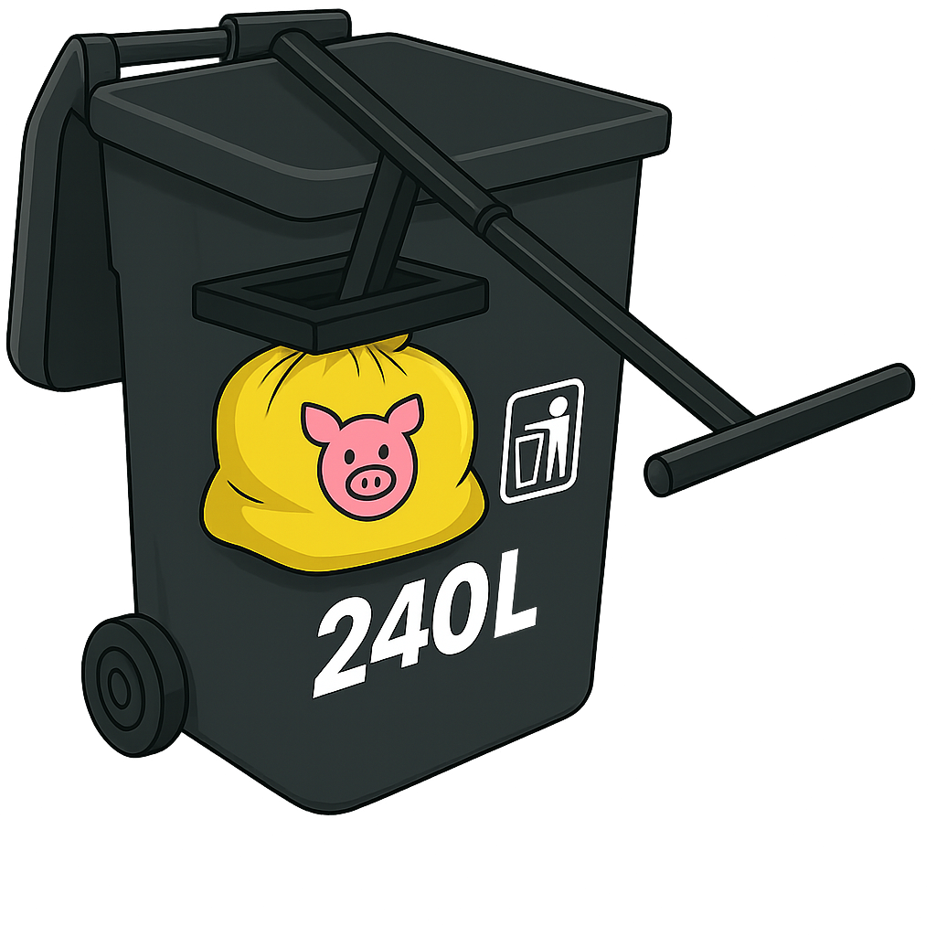 Ruslapressan með veggfestingu