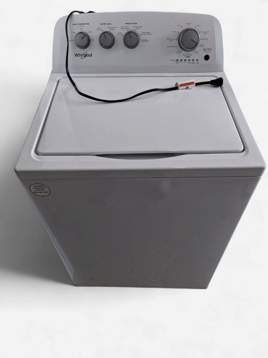 Top load washer | Pn: WTW4855HW3