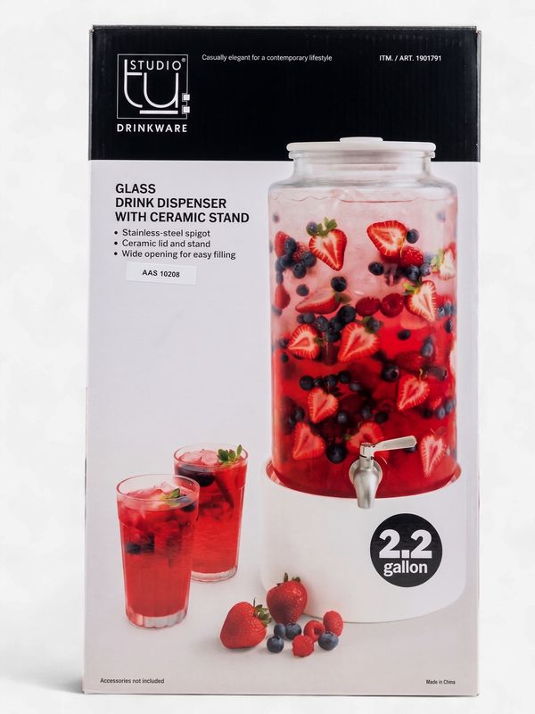 Glass Drink Dispenser