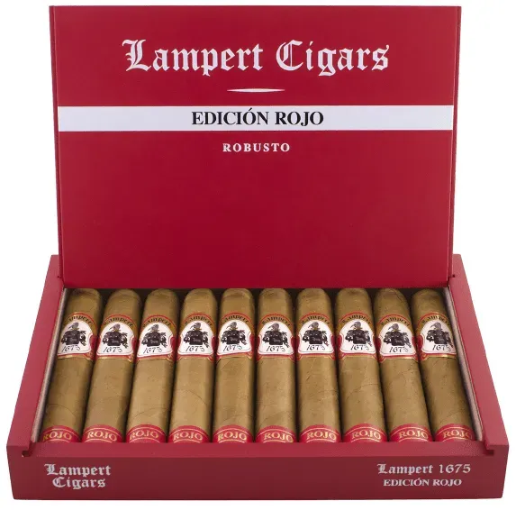 Lampert Cigars:Lampert 1675 Rojo Robusto Box 20 CT Lampert Cigars:Lampert 1675 Rojo Robusto Box 20 CT