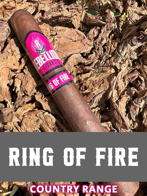 Rebellion Cigars:Rebellion Country Ring of Fire Toro Box 21 CT Rebellion Cigars:Rebellion Country Ring of Fire Toro Box 21 CT