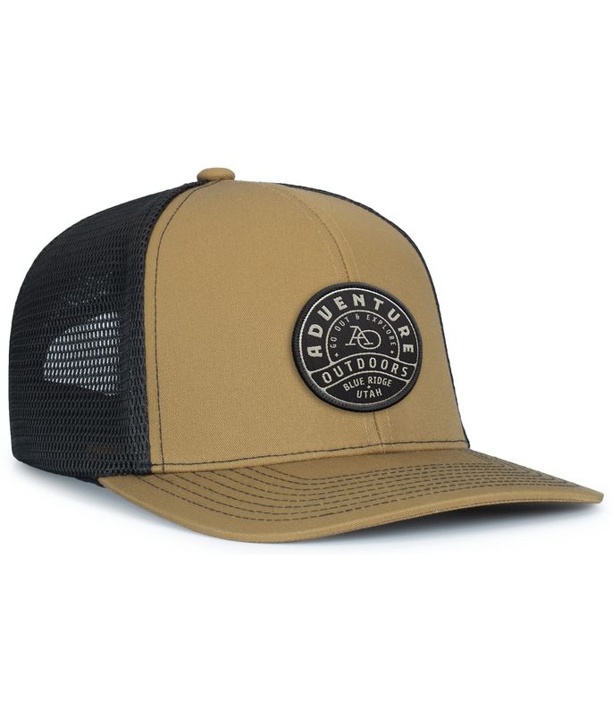 P151S CONTRAST STITCH TRUCKER PACFLEX SNAPBACK CAP