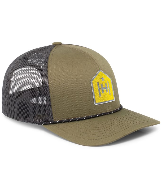104BR TRUCKER BRAID SNAPBACK CAP