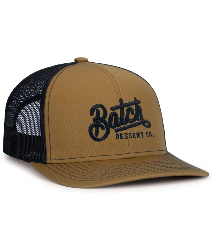 104S CONTRAST STITCH TRUCKER SNAPBACK