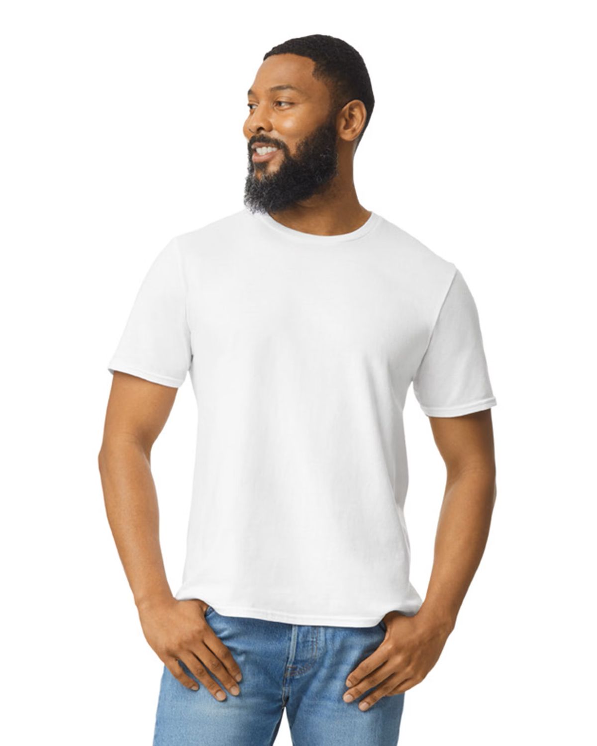 G640 SOFTSTYLE UNISEX T-SHIRT, Colour: WHITE, Size: XS
