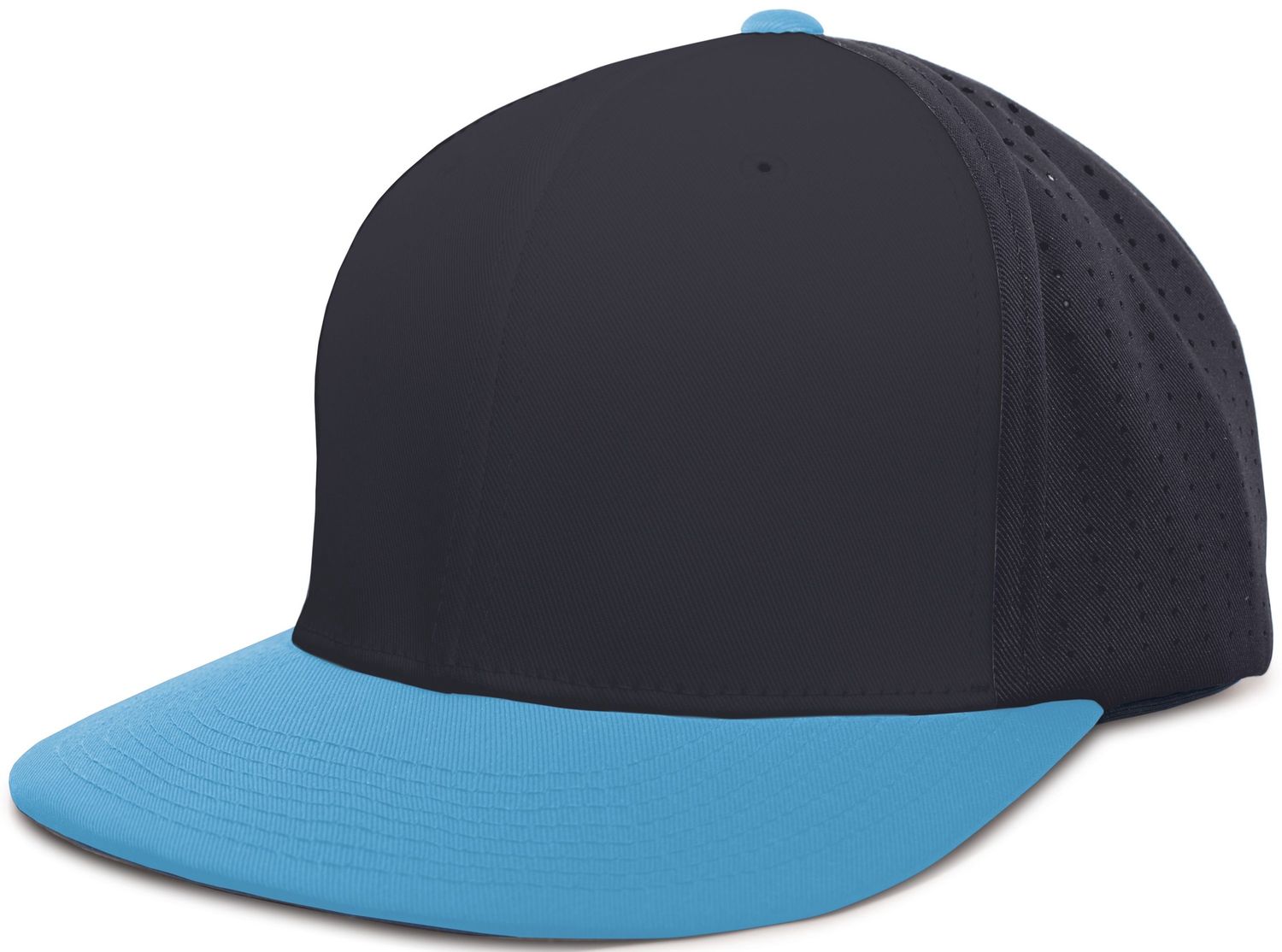 ES474 PERFORATED F3 PERFORMANCE CAP, Colour: NAVY/COLUMBIA BLUE, Size: XS