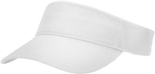 R45 GARMENT WASHED VISOR, Colour: WHITE, Size: OSFM