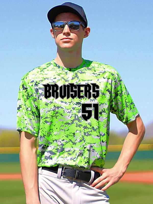 YOUTH DIGITAL CAMO BASEBALL JERSEY