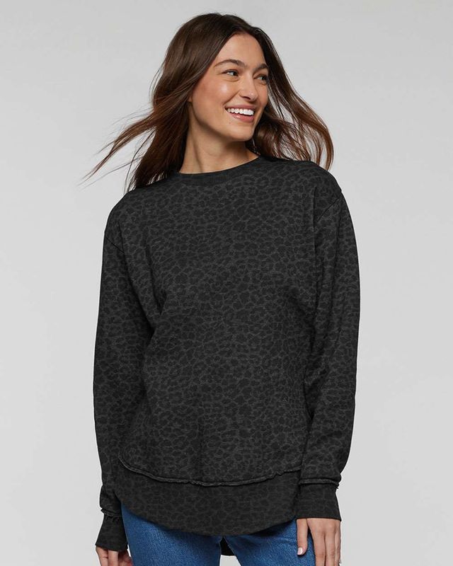 3525 WOMEN&#39;S WEEKEND FLEECE CREWNECK SWEATSHIRT