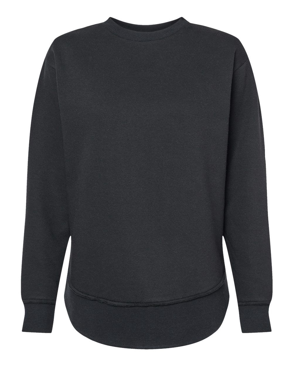 3525 WOMEN&#39;S WEEKEND FLEECE CREWNECK SWEATSHIRT, Colour: BLACK, Size: S